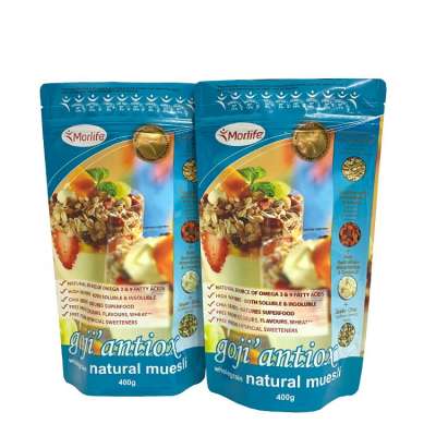 400g High quality UV effect resealable stand up foil zipper food bags packaging